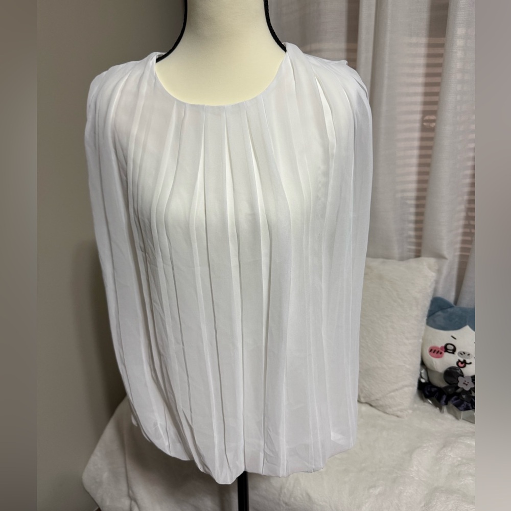 Calvin Klein pleated blouses